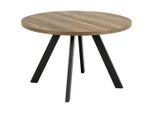 P & B , Naturfarben , Metall, Holzwerkstoff , rund , 120x75x120 cm ,