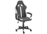 Livetastic , Schwarz, Weiß , Metall, Kunststoff, Textil , 60x114-124x62 cm , Büromöbel, Bürostühle, Gaming Stühle