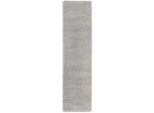 Flair Rugs , Grau, Hellgrau , Textil , Uni , rechteckig , 60x230 cm , Reach, AZO-frei , für Fußbodenheizung geeignet, in verschiedenen Größen erhältlich, schmutzabweisend, pflegeleicht ,