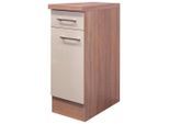FlexWell , Sonoma Eiche, Kaschmir , Holzwerkstoff , 1 Fächer , 1 Schublade(n) Schubladen , einzeln stellbar , 30x86x60 cm , Made in Germany , individuell planbar , Küche, Küchenblöcke, Küchenschränke, Küchenunterschränke