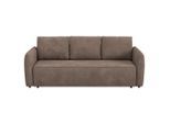 Mid.you , Taupe , Textil , 222x89x102 cm , Liegefunktion ,