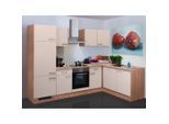FlexWell , Sonoma Eiche, Kaschmir , Holzwerkstoff , 2 Schublade(n),1 Schublade(n) Schubladen , einmalig seitenverkehrt montierbar, nur wie online abgebildet bestellbar , A , 280x170 cm , Made in Germany , seitenverkehrt erhältlich, links aufbaubar, rechts aufbaubar , Küche, Küchenblöcke, Eckküchenblöcke