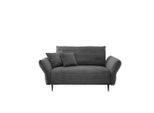 P & B , Grau , Textil , Füllung: Schaumstoff,Schaumstoff,Schaumstoff , 163x97x102 cm , Rücken echt, Armteil links, Armteil rechts , Wohnzimmer, Sofas & Couches, Sofas, 2er Sofas