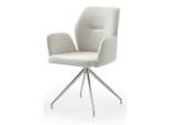 Mid.you , Creme , Textil , 60x89x62 cm , Sitzfläche 180° drehbar ,