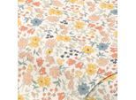 Baumwoll-Feincord "Wiesenblumen", bunt