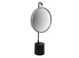 Tischspiegel Eleganca ca. 30x65x13 cm Schwarz/Silber
