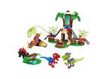 LEGO® Showdown am Baumhaus: Spidey-Rex vs. Gobby-Raptor