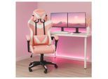 HTI-Living Schreibtischstuhl Krit Pink-Weiß