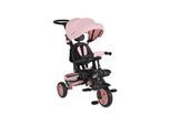 Byox Tricycle Explore 3 in 1 Dreirad umkehrbarer Sitz Schiebegriff Körbe Pedale rosa