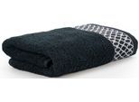 Handtuch MÖVE FOR FROTTANA "Oriental Ornaments", schwarz, B:50cm L:100cm, Walkfrottier, Obermaterial: 100% Baumwolle, Handtücher, pflegeleichte Qualität, Made in Germany