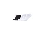 Sneakersocken S.OLIVER "6er Pack", Herren, Gr. 35-38, schwarz-weiß (schwarz, weiß), 75% Baumwolle, 24% Polyamid, 1% Elasthan, uni, Socken Sneakersocken