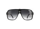 Carrera Aviator unisex zwart -wit grijze gradiënt zonnebril