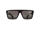 Tommy Hilfiger Rectangle Mens Matte Grey Grey Polarized Sonnenbrille