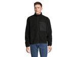 SOLS Fury Sherpa jas voor volwassenen (Koolstof Grijs/Zwart)