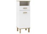 Mid.you , Weiß, Eichefarben , Holzwerkstoff , 1 Fächer , 1 Schublade(n) Schubladen , 40.4x114.5x35.0 cm , Made in Germany , stehend ,