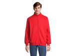 SOLS Cooper Full Zip jas voor volwassenen (Helder rood)
