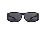 Montana Rectangle Unisex Matte Black Smoke Polarized FO5 Fit Over Glasses Sonnenbrillen