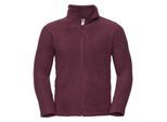Russell Heren Full Zip Outdoor Fleece Jacket (Bourgondië)