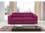 Schlafsofa EGOITALIANO "Cabiria, Design und super Sitz- und Liegekomfort", pink (fuchsia), B:226cm H:97cm T:103cm, Sofas, Schlafsofa, Sofa inkl. Schlaffunktion, Kopfteile verstellbar, mit Metallfüßen