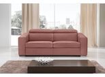 Schlafsofa EGOITALIANO "Cabiria, Design und super Sitz- und Liegekomfort", braun (cedar wood), B:226cm H:97cm T:103cm, Sofas, Schlafsofa, Sofa inkl. Schlaffunktion, Kopfteile verstellbar, mit Metallfüßen