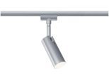 PAULMANN Schienensystem-Leuchten "URail Spot Tubo 1x4W 4000K 230V", grau (chromfarben), 1, Ø 4,3cm H: 19,7cm, 1 Stk., Leuchten, 3-Step-Dimmbar, Schienensystem-Leuchten