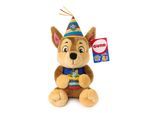 Plüschfigur SPIN MASTER "PAW Patrol – Chase Geburtstagsplüsch", braun (bunt), Plüschfiguren, KinderH:23cm, Polyester, Plüschfigur, H:23cm
