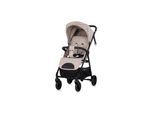 Chipolino Kinderwagen Blossom Stoßdämpfer verstellbare Rückenlehne Korb bis 22kg hellbraun