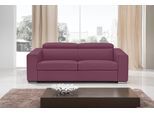 Schlafsofa EGOITALIANO "Cabiria, Design und super Sitz- und Liegekomfort", lila (violett), B:226cm H:97cm T:103cm, Sofas, Schlafsofa, Sofa inkl. Schlaffunktion, Kopfteile verstellbar, mit Metallfüßen