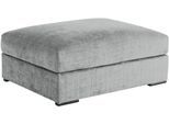 Polsterhocker HOME AFFAIRE "Finca XL, B: 101 cm", grau (hellgrau), B:101cm H:52cm T:97cm, 100% Polyester, Hocker, Polsterhocker, Mega-Hocker, in Cord oder Chenille-Struktur wählbar