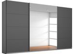 Schwebetürenschrank RAUCH "Kleiderschrank Schrank Garderobe Wäscheschrank KEPAN", grau (graumetallic), B:315cm H:230cm T:62cm, Holzwerkstoff, Schränke, Schwebetürenschrank, inkl. Schubladen-Einsatz und extra Einlegeböden MADE IN GERMANY