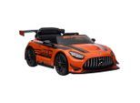 Elektro-Kinderauto, Orange, Schwarz, Metall, Kunststoff, 58x29x115 cm, Spielzeug, Kinderspielzeug, Kinderautos & Elektro-Kinderautos