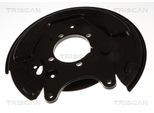 TRISCAN Spritzblech, Bremsscheibe 812513223 Hinterachse links für TOYOTA