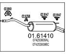 MTS Endschalldämpfer 0161410 für VW