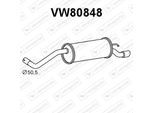 VENEPORTE Endschalldämpfer vw80848 für VAG