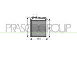 PRASCO Wärmetauscher, Innenraumheizung vg036h002 für VW