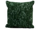 Dekokissen KARE DESIGN "Royal, Kissenhülle mit Füllung, 45x45 cm", grün, unifarben, B:45cm H:15cm L:45cm, Baumwolle, Polyester, Dekokissen_Sitzkissen_Kissenhüllen, stützt Kopf und Nacken angenehm und sorgt für erholsamen Schlaf