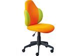 Bürostuhl INTER LINK, bunt (orange, grün), B:52cm H:94cm T:56cm, Stühle, Bürostuhl, für Kinder und Jugendliche