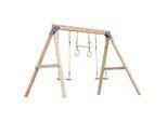 Möbelix , Braun , Holz, Metall , Zeder , 186x208x299 cm , EN 71, CE, FSC 100% , höhenverstellbar, einfache Handhabung und Montage , Spielwaren, Outdoorspielzeug, Schaukeln & Klettergeräte