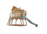 Möbelix , Braun, Grün, Naturfarben , Holz , Zeder , vollmassiv , 435x291x180 cm , TÜV-geprüft, FSC , Spielwaren, Outdoorspielzeug, Spieltürme
