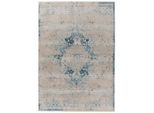 Kayoom , Blau , Textil , Ornament , rechteckig , 160x230 cm , Teppiche & Böden, Teppiche, Webteppiche, Vintage Teppiche