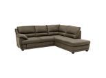 Livetastic , Grau , Textil , L-Form , 245x225 cm , Made in EU ,