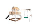 Möbelix , Braun, Grau, Weiß , Holz , Hemlocktanne , 613x291x277 cm , EN 71, CE, FSC 100% ,