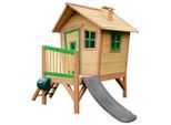 Möbelix , Braun, Grau, Grün , Holz, Kunststoff , Hemlocktanne , 264x203x177 cm , EN 71, CE, FSC 100% , Spielwaren, Outdoorspielzeug, Spielhäuser, Spielhäuser Holz