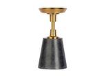 Kayoom , Schwarz, Goldfarben , Metall, Stein , 10x22x10 cm , zum Stellen ,