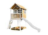 Möbelix , Braun, Weiß , Holz, Kunststoff , 370x291x191 cm , Fsc, EN 71 , Spielwaren, Outdoorspielzeug, Spieltürme