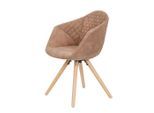 Kayoom , Braun , Holz, Textil , Buche , 59x82x55 cm ,