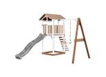 Möbelix , Braun, Grau, Weiß , Holz, Kunststoff , 283.6x241.9x349 cm , FSC 100%, CE, EN 71 ,