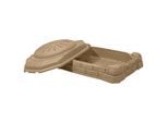 Möbelix , Braun , Kunststoff , 111.8x39.4x81.2 cm , EN 71, CE , hoher Rand, Sitzfläche , Spielwaren, Outdoorspielzeug, Sand- & Wasserspielzeug, Sandkasten