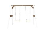 Möbelix , Braun, Weiß , Holz , Tanne , 254x207x160 cm , Fsc, EN 71 , Spielwaren, Outdoorspielzeug, Schaukeln & Klettergeräte