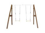 Möbelix , Braun, Weiß , Holz , Hemlocktanne , 254x207x160 cm , EN 71, CE, FSC 100% , Spielwaren, Outdoorspielzeug, Schaukeln & Klettergeräte